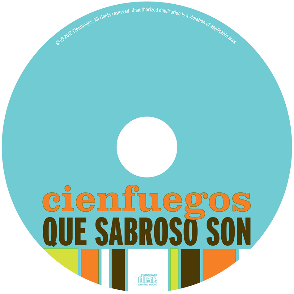 Inside panels of Cienfuegos Que Sabroso Son CD.