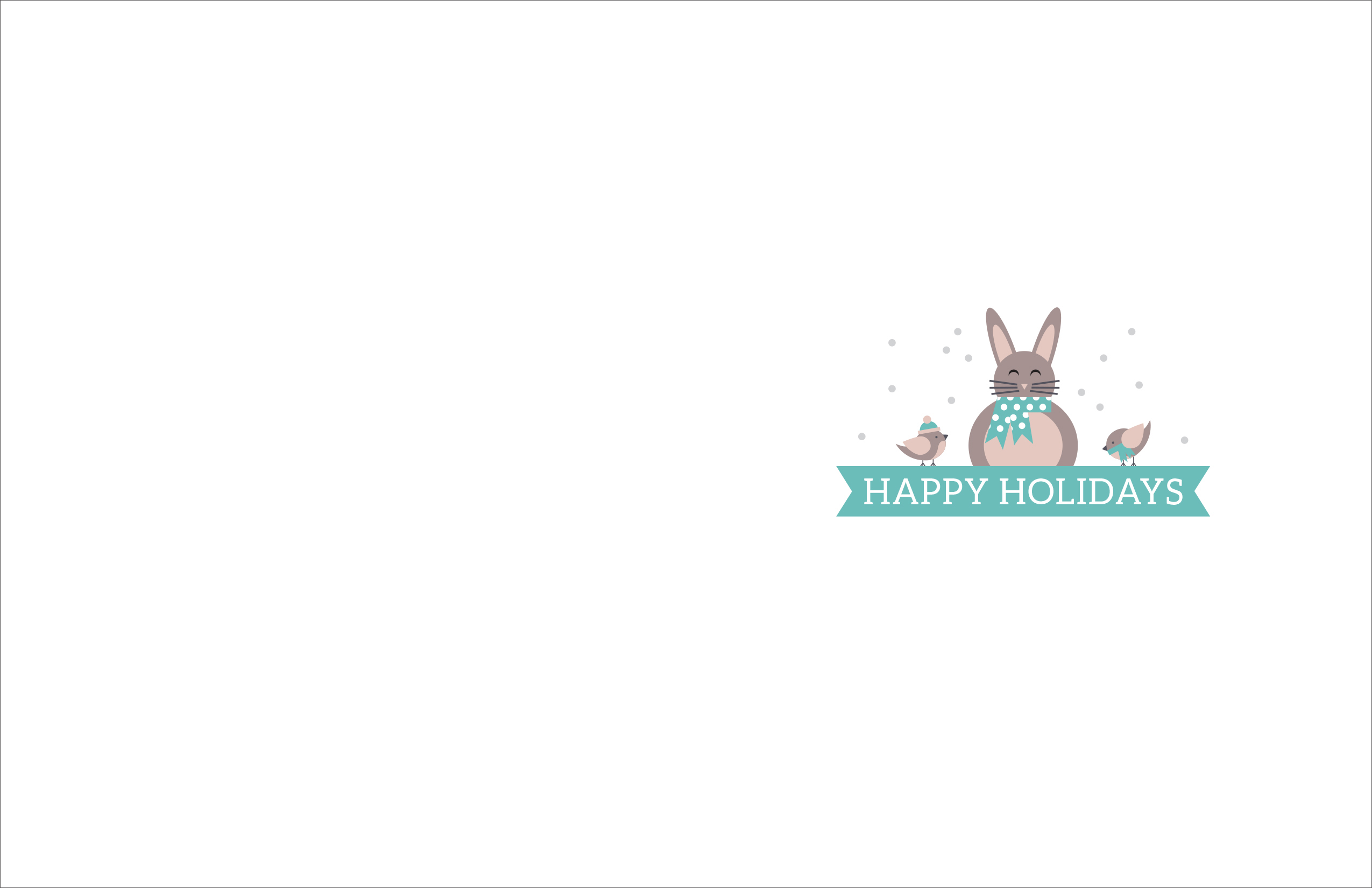 Interior of my 2017 holiday card.