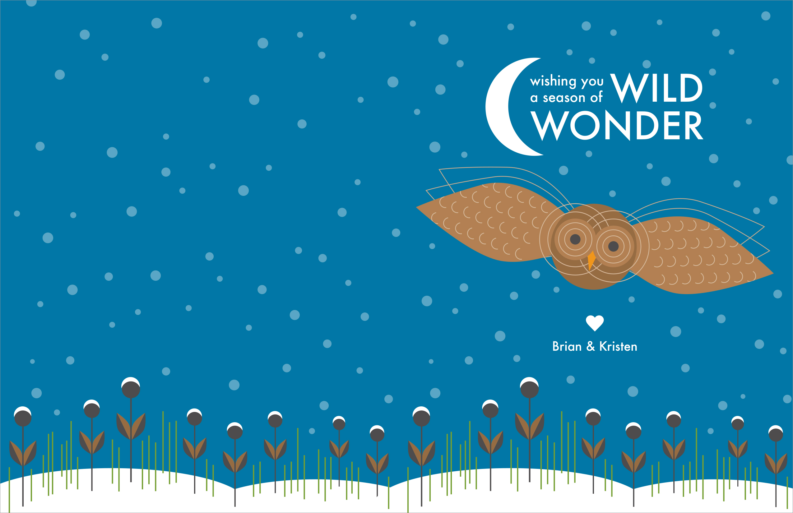 Interior of my 2025 holiday card.